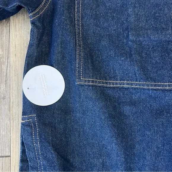 Shona Joy Rita High Waisted Flare Short and Rita Pullover Top Denim Indigo - Picture 11 of 15